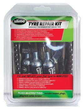 Slime Tyre Repair Kit Opravná sada knotem s CO2 